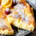 Receta de Pancake Aleman Horneado – Delicia esponjosa y deliciosa para el brunch 🥞🇩🇪✨file
