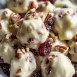 Clusteres de Chocolate Blanco Arandano y Nueces Delicias Facilesfile