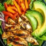 Ensalada de Fajitas de Pollo: Saludable y Sabrosa 51 Ensalada de Fajitas de Pollo a la Parrilla con Chile y Lima Picante y Deliciosafile