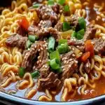 Fideos Ramen de Res en Olla Lenta: Receta Fácil 76 Fideos ramen de carne en olla de coccion lenta comida reconfortante facil de hacerfile