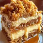 Pastel Desmenuzado de Calabaza con Especias Otonales y Cobertura Dulcefile