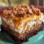 Pastel Poke de Barritas Butterfinger Postre Irresistiblefile