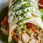 Receta de Burrito de Pollo con Salsa Roja y Verde Facil y Sabrosofile