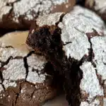 Receta de Galletas de Chocolate Crinkle Decadentes y Fudgyfile