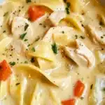 Sopa de fideos con pollo cremosa: Receta deliciosa 133 Receta de Sopa de Fideos con Pollo Cremosa Confortante y Facilfile