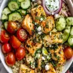 Receta de Tazon de Salmon Griego con Hierbas y Ajo Facil Saludablefile