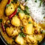 Receta de curry amarillo de pollo tailandes con papas Comida facilfile