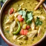 Sopa de Pollo con Enchilada Verde – Receta Fácil 113 Sopa de Pollo Verde con Enchiladas en Olla de Coccion Lenta Receta sin Lacteosfile