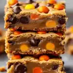 Barras de Caramelo de Chocolate con Mantequilla de Mani Masticablesfile