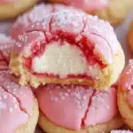 Biscuits au fromage frais a la fraise Bouchees douces et cremeusesfile