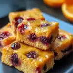 Blondies de Arandano Naranja Delicia Citrica en Cada Bocadofile