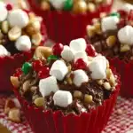 Bouchees de Rocky Road Festives Friandises en Coupes de Bonbons pour les Fetesfile