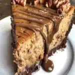Cheesecake décadent au caramel et chocolat 81 Cheesecake au chocolat caramel et noix de pecan Riche et decadentfile