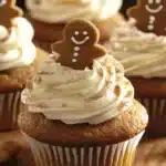 Cupcakes de Pain d'Épices Festifs pour Noël 80 Cupcakes au pain depice avec glacage cremeux a la cannellefile