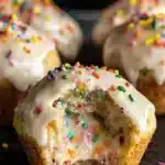 Muffins de Cheesecake Funfetti: Dulce Colorido 75 Muffins de Cheesecake Funfetti Receta de Postre Perfectafile