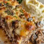 Pastel de carne suizo con champinones Receta facil de cenafile