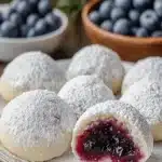 Receta de Galletas de Almendra Rellenas de Arandanofile