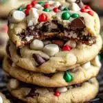 Receta de Galletas de Chocolate Chip Festivas – Facil Dulce de Navidadfile