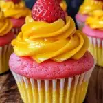Cupcakes de Fresa y Mango: Postre Tropical Delicioso 51 Receta de Magdalenas de Fresa y Mango – Felicidad Frutal y Tropicalfile
