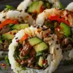 Receta de Rollos de Sushi Bulgogi Korean Idea de Cena Saludablefile