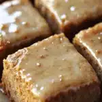 Receta de brownies de platano con glaseado de canelafile