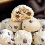 Recette de biscuits neigeux aux pepites de chocolat et beurre de cacahuetefile