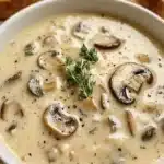 Recette de soupe cremeuse aux champignonsfile