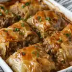 Rollos de repollo rellenos de carne y arroz Receta facil para la cenafile