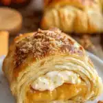 Rouleaux de croissant au fromage a la creme et a la citrouillefile