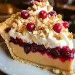 Tarta de arandano y butterscotch sin hornear ¡Delicia festivafile