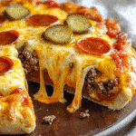 Tarte Burger Pizzas au Fromage : Recette Délicieuse 118 Tarte au Burger Pizza Fromagee – La Fusion Confort Ultimefile