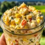 Trempette au mais avec du fromage a la creme Facile et cremeuse preferee des fetesfile