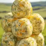 Bolas de Queso Cheddar y Eneldo Receta de Aperitivo Facilfile