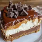 Cheesecake de Twix Sin Hornear Hecho en Casa 67 Cheesecake de Twix sin hornear casero Receta de postre facilfile