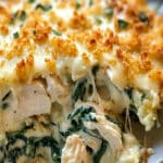 Cazuela de Pollo y Espinacas con Queso Crema: Receta Fácil