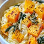 Orzo Cremoso con Calabaza Butternut: Receta Fácil de Cena