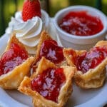 Wontons Crujientes de Fresa: Receta Fácil y Rápida