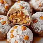 Galletas de Nieve de Caramelo Butterfinger Receta de Postre Facilfile