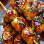 Brochetas de Pollo con Miel y Ajo - Receta Fácil y Rápida 50 Brochetas de Pollo con Miel y Ajo - Receta Fácil y Rápida