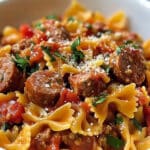 Salchichas Italianas con Pasta de Lazo - Receta Rápida 77 Salchichas Italianas con Pasta de Lazo - Receta Rápida