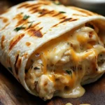 Mejores Wraps de Pollo con Ajo y Queso Comida Facil y Deliciosafile