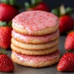 Galletas de Fresa que se Derriten en la Boca - Fácil y Rápida