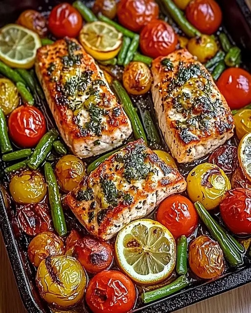 Salmón al Ajo con Hierbas: Receta Rápida para Cena
