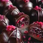 Receta de bombones de chocolate con cereza – Deliciosos dulces de chocolatefile