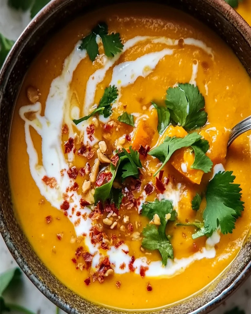 Sopa Tailandesa de Calabaza con Coco: Receta Fácil