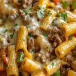 Philly Cheesesteak Pasta: Receta Fácil para la Cena 91 Philly Cheesesteak Pasta: Receta Fácil para la Cena