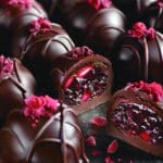 Bombons de Chocolate com Cereja - Receita Elegante Fácil 87 Bombons de Chocolate com Cereja - Receita Elegante Fácil