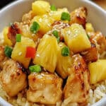Pollo con piña y arroz: receta fácil y deliciosa