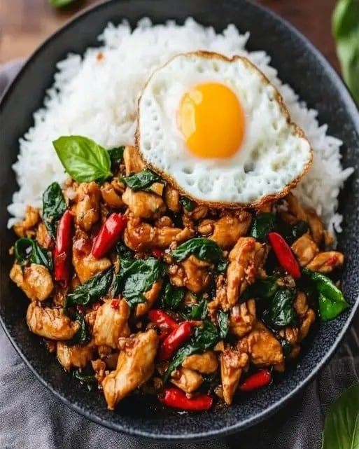 Pollo Thai al Albahaca: Receta Rápida y Fácil para Cena