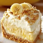 Cheesecake de Pudín de Plátano Crunch: Receta Fácil